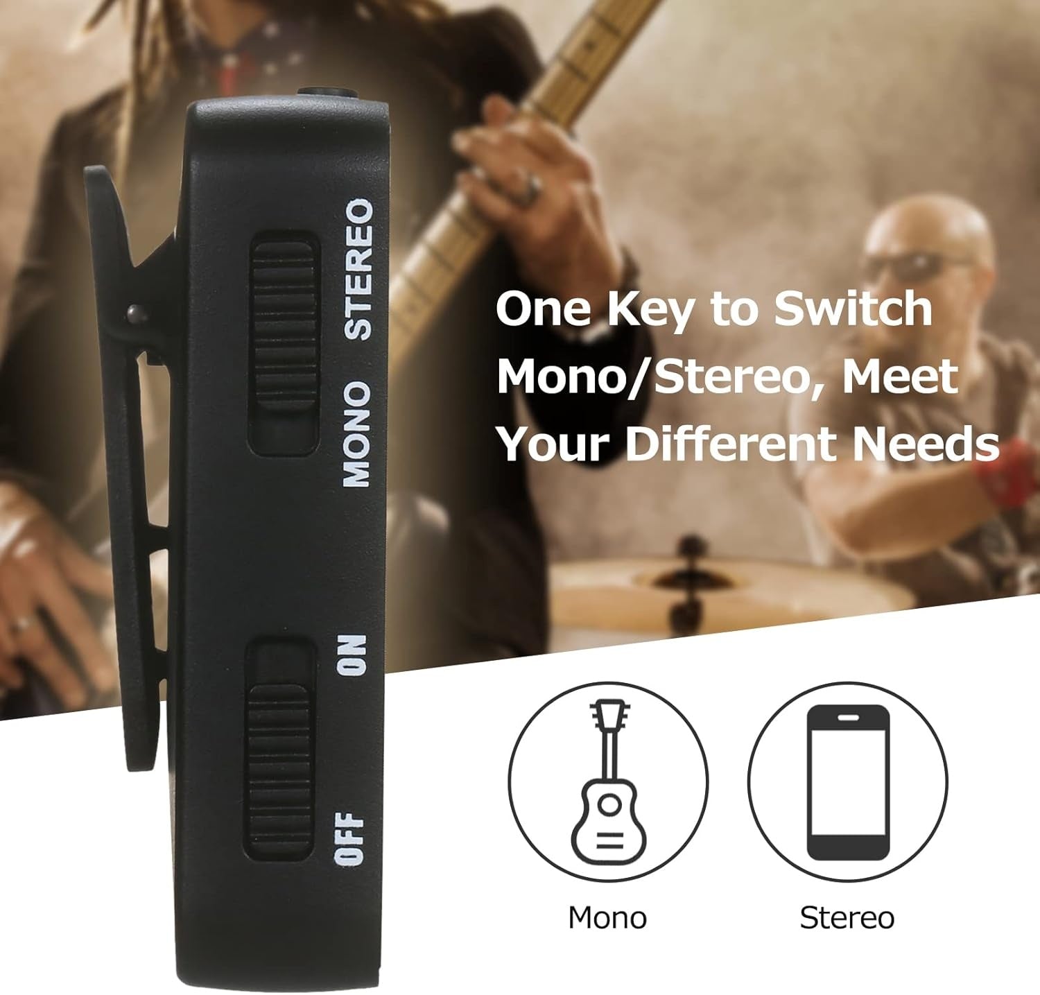 NÖRDIC Earphone Monitor Transmission System Rechargeable Receiver