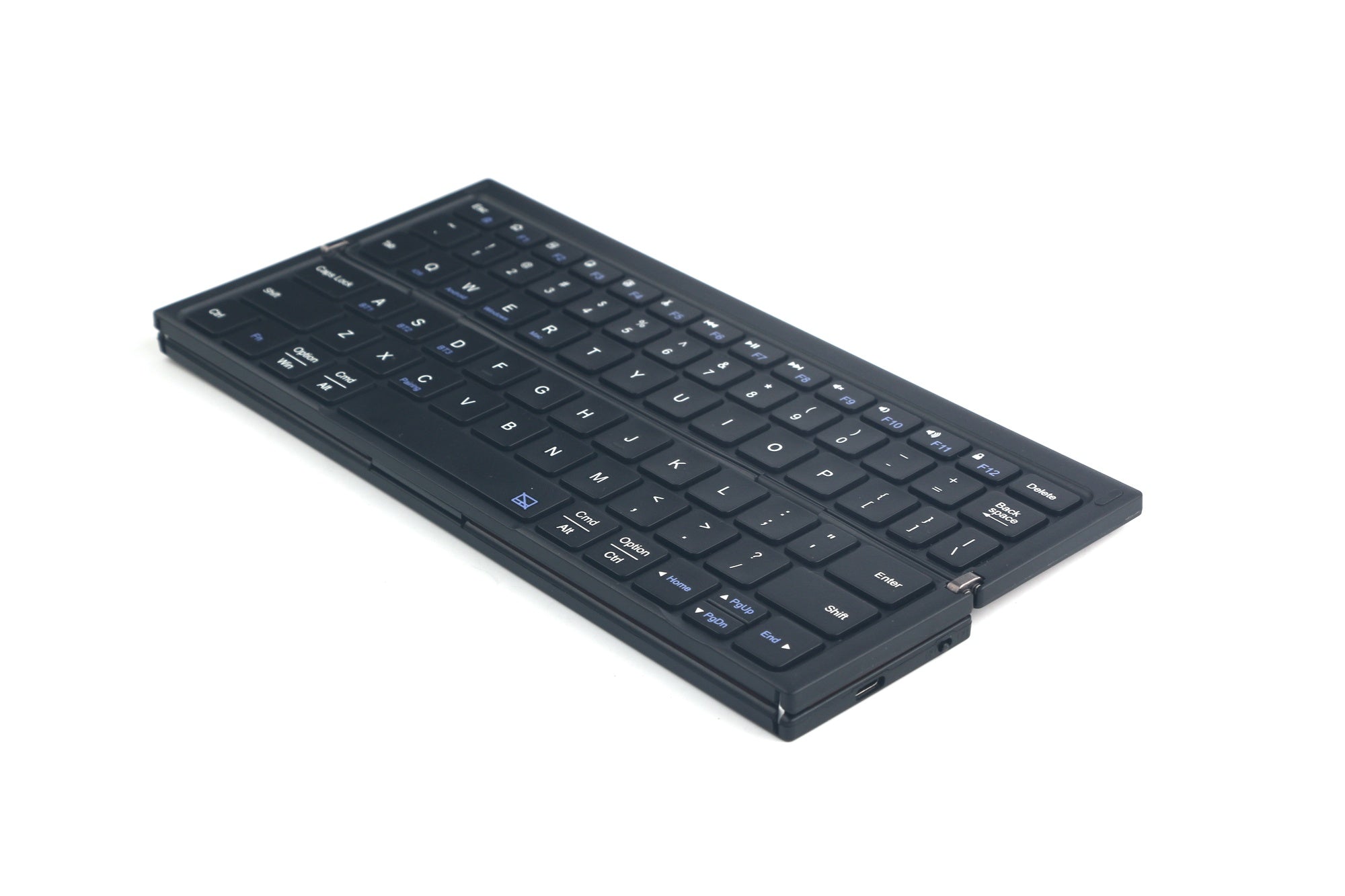 NÖRDIC foldbart Bluetooth-tastatur med touchpad til iOS, Android, Windows, laptop, PC, tablet og smartphone, US layout
