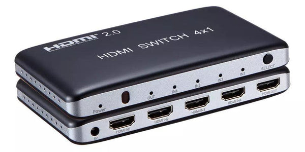 NÖRDIC HDMI 2.0 switch 4 til 1 4K 60Hz 3D UHD HDCP 2.2