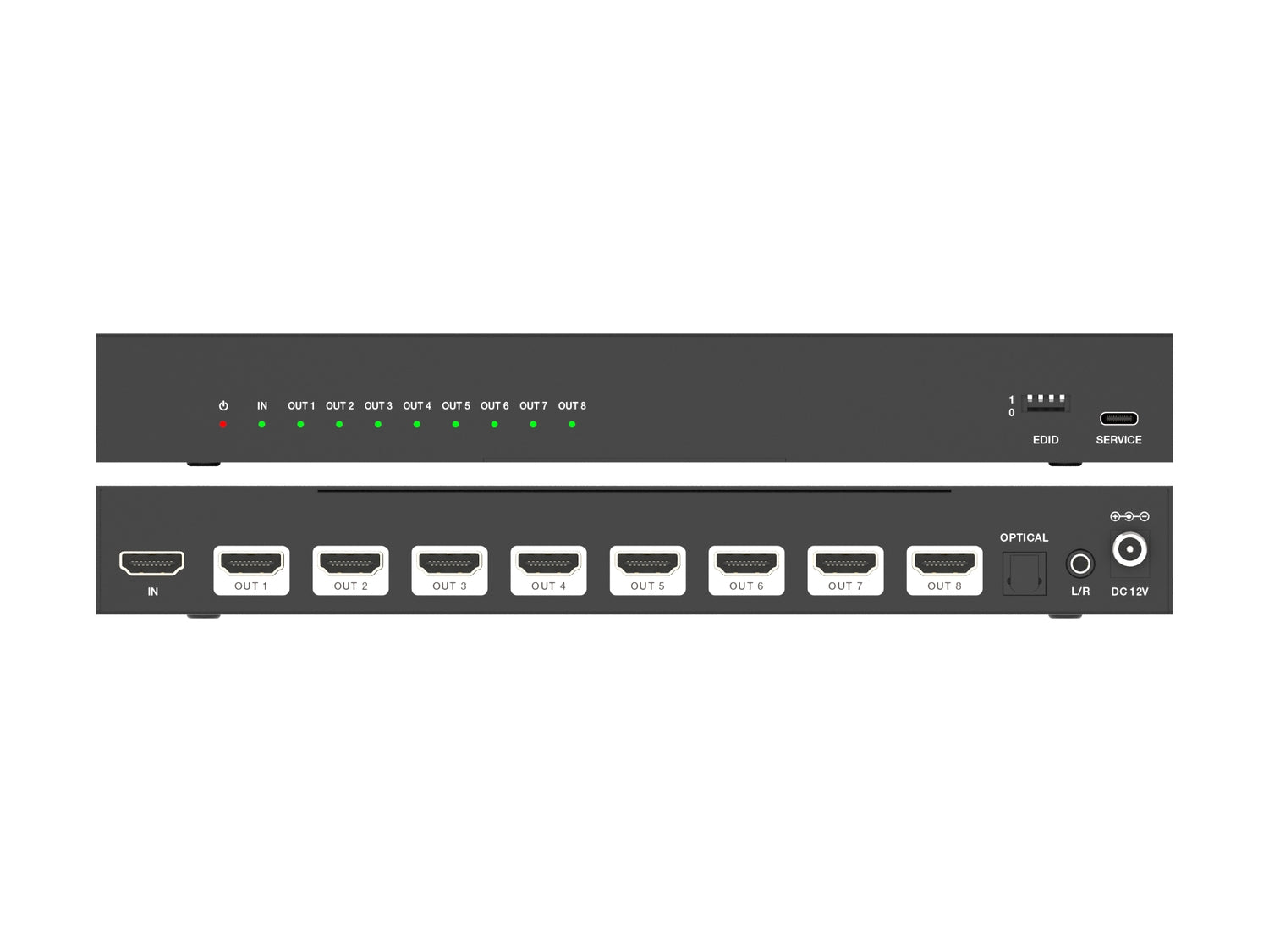 NÖRDIC HDMI2.1 8K60Hz splitter 1 to 8