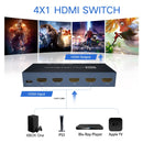 NÖRDIC HDMI 2.1 switch 4 til 1 - 8K60Hz 4K120Hz HDR Dolby Atmos