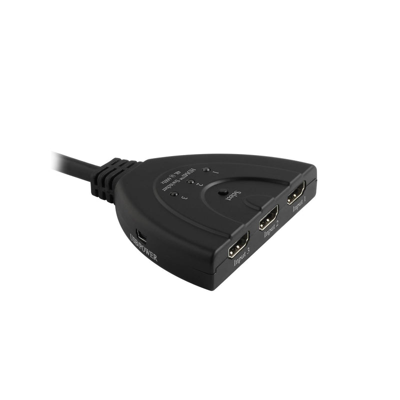 NÖRDIC HDMI Pigtail Switch 3-1 UHD 4Kx2K 60Hz HDCP, 3D, Dolby, DTS