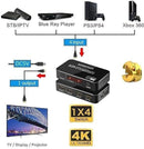 NÖRDIC HDMI Switch 4 til 1 4K60Hz