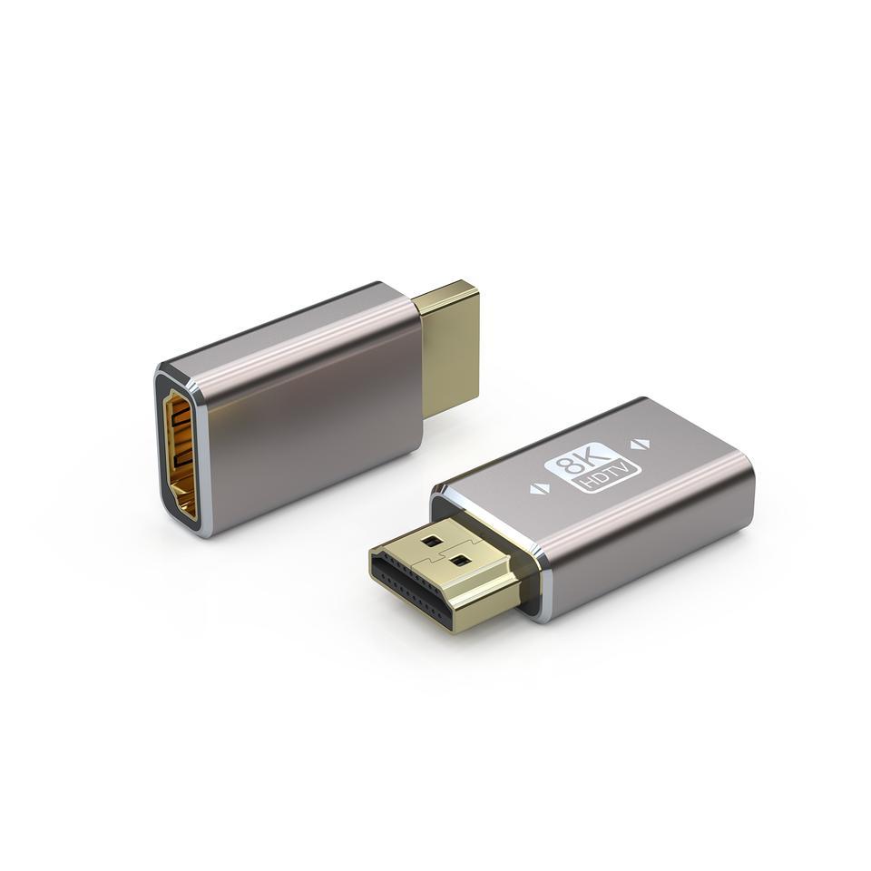 NÖRDIC HDMI-adapter han til hun 8K60Hz 4K120Hz Dynamic HDR 48Gbps eARC