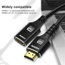 NÖRDIC HDMI forlængerkabel 2m 8K60Hz 4K144 HDMI 2.1 48Gbps Ultra High Speed HDMI