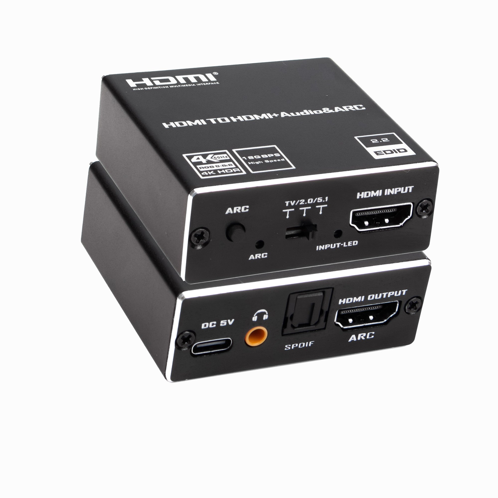 NÖRDIC HDMI ARC Extractor HDMI til HDMI + SPDIF/3,5mm Lyd