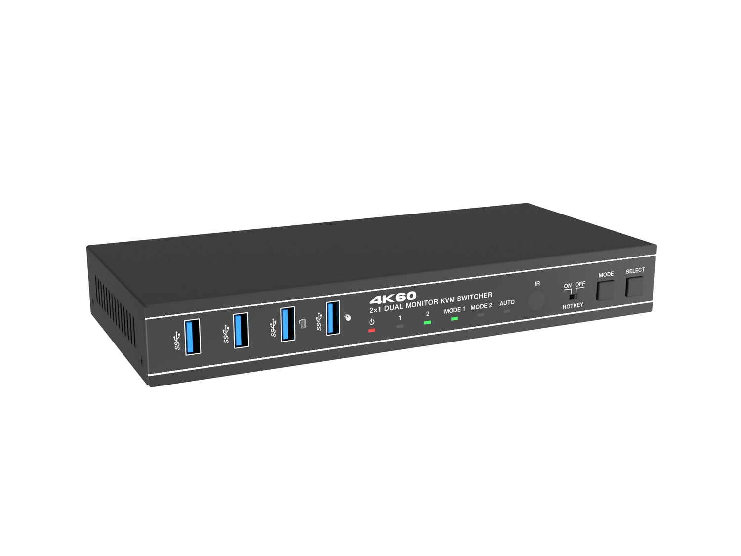 NÖRDIC KVM-switch 2 til 2 HDMI og DP til 2xHDMI 4K60Hz