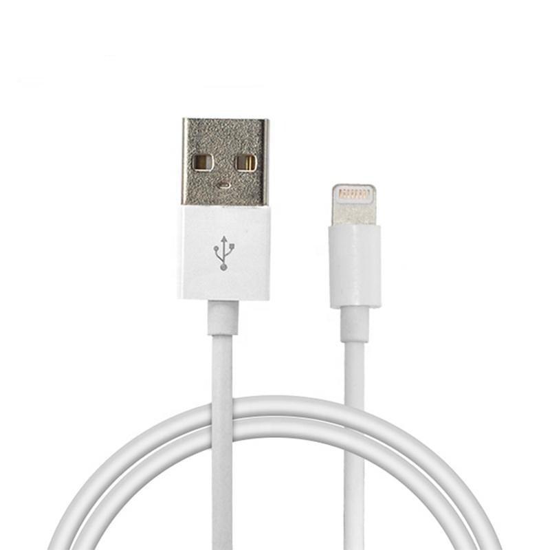 NÖRDIC Lightning Cable (ikke MFI) USB A 50cm White 5V 2.1A til iPhone og iPad