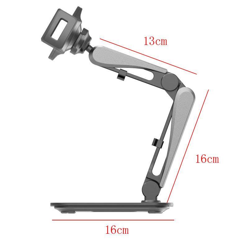 NÖRDIC Mobil- og tabletholder, der kan vippes og drejes 360 grader i høj kvalitet, tung base