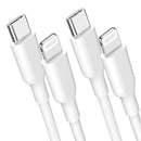 NÖRDIC Non MFI Lightning til USB C-kabel til Iphone, Ipad og Ipod hvid 3m