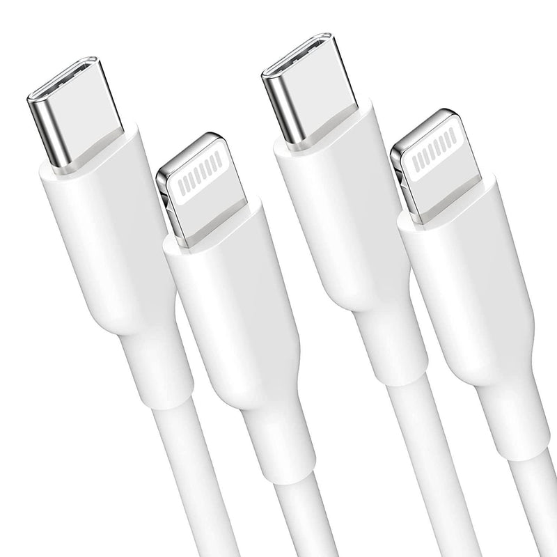 NÖRDIC Non MFI Lightning til USB C kabel til Iphone, Ipad og Ipod hvid 50cm