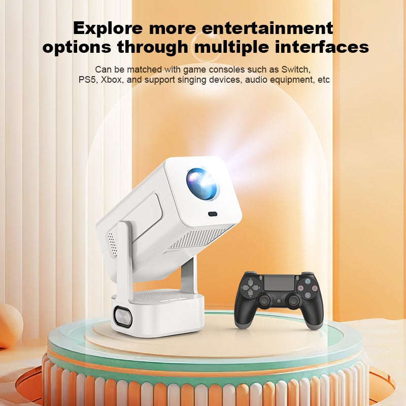 NÖRDIC Projektor 1080P 300ANSI med 2 Karaoke Mikrofoner