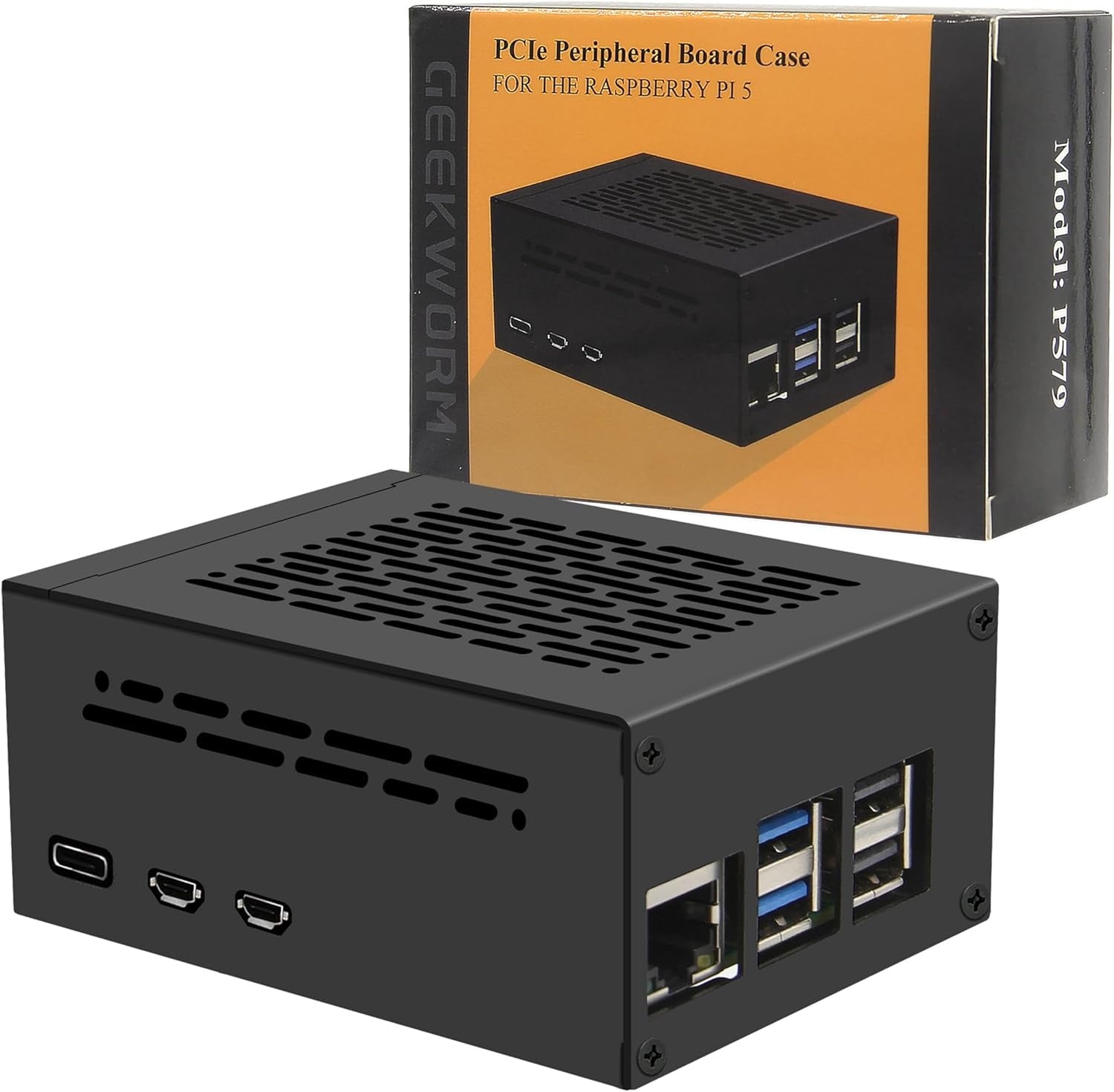NÖRDIC Raspberry Pi 5-kabinet med understøttelse af PCIe M.2 NVMe SSD