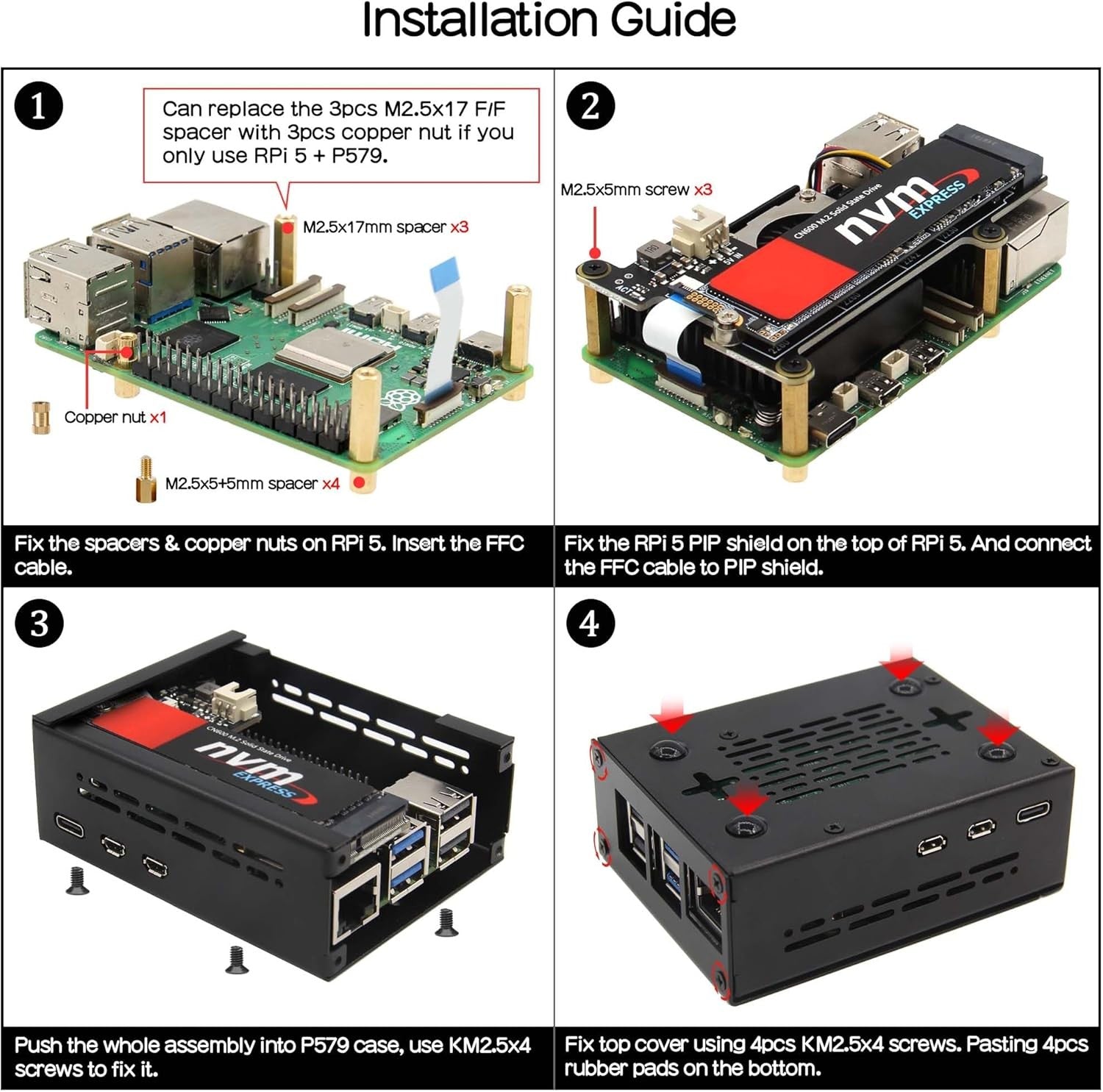 NÖRDIC Raspberry Pi 5-kabinet med understøttelse af PCIe M.2 NVMe SSD