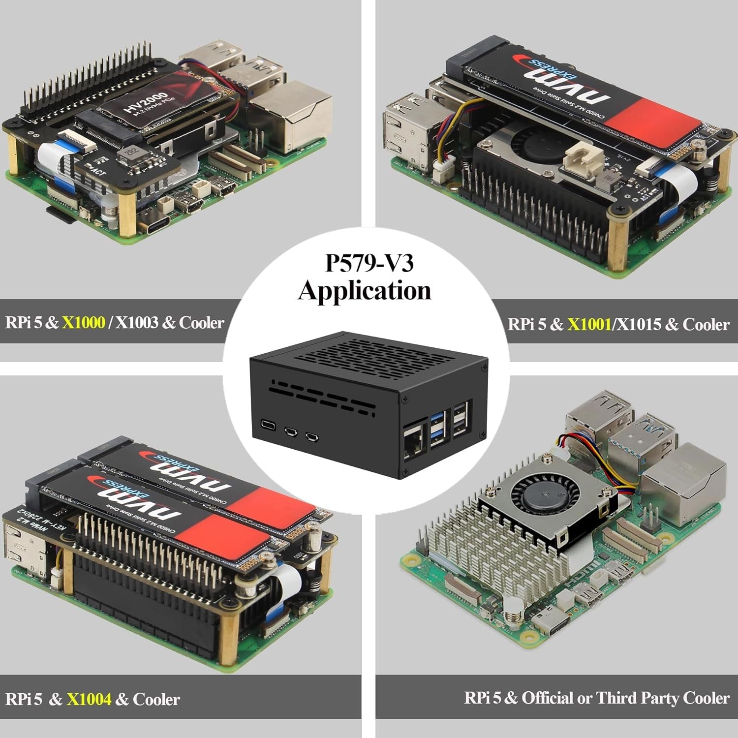 NÖRDIC Raspberry Pi 5-kabinet med understøttelse af PCIe M.2 NVMe SSD