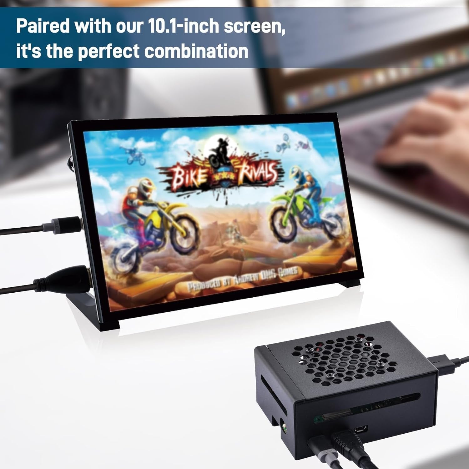 NÖRDIC Raspberry Pi 5-kabinet med Pi5-officiel aktiv køler, understøtter PCIe M.2 NVMe SSD