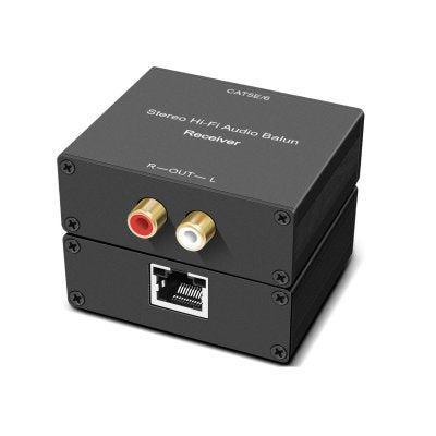 NÖRDIC SGM-129 analog stereo RCA HIFI Extender løbet Cat5e