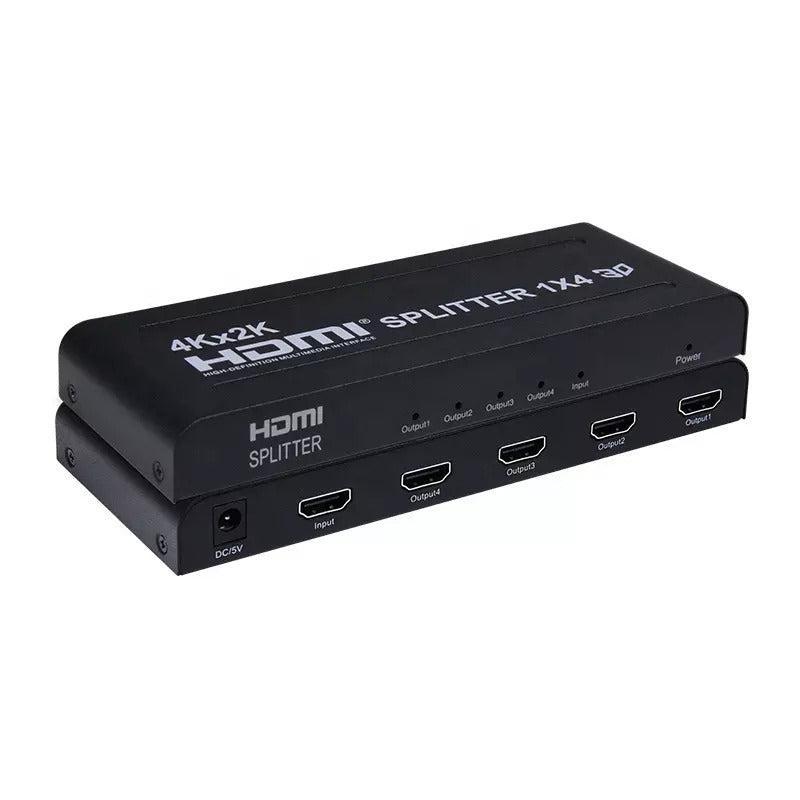 NÖRDIC Splitter 1 til 4 4K30Hz Ultra HD 3D HDCP 2.2