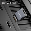 NÖRDIC Type-E han til USB-C hun frontpanel adapter 10 Gbps USB3.1 Type E bundkort adapter