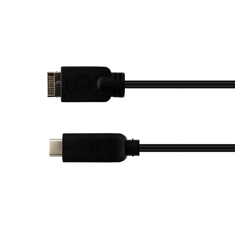 NÖRDIC Type E til USB-C fladkabel 50cm