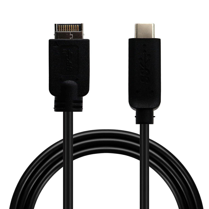 NÖRDIC Type E til USB-C fladkabel 50cm