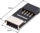 NÖRDIC USB 2.0 9 pin header til USB Type-E adapter