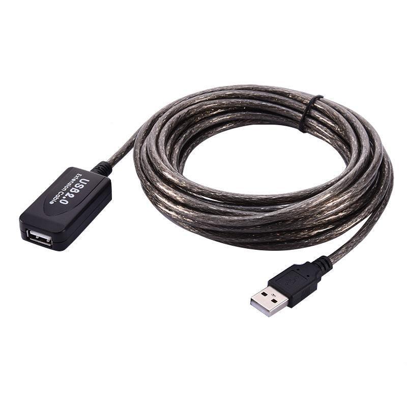 NÖRDIC USB 2.0 Active Extension Cable 10m USB aktiv udvidelse