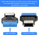 NÖRDIC USB 3.0 19 pin header til USB Type-E adapter