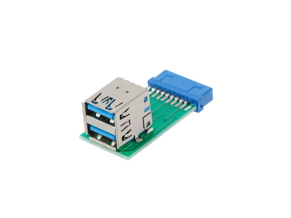 NÖRDIC USB 3.0 20 pin header til 2xUSB3.0 adapter