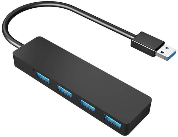 NÖRDIC USB 3.1 Hub 5Gbps 4PORT 35cm kabel sort