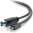 NÖRDIC USB 3.1-kabel USB-C til USB B 5Gbps 1m USB-printer