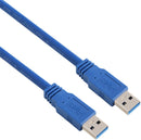 NÖRDIC USB3.1 kabel type A han til type A mandlig 1m USB3.0 5Gbps