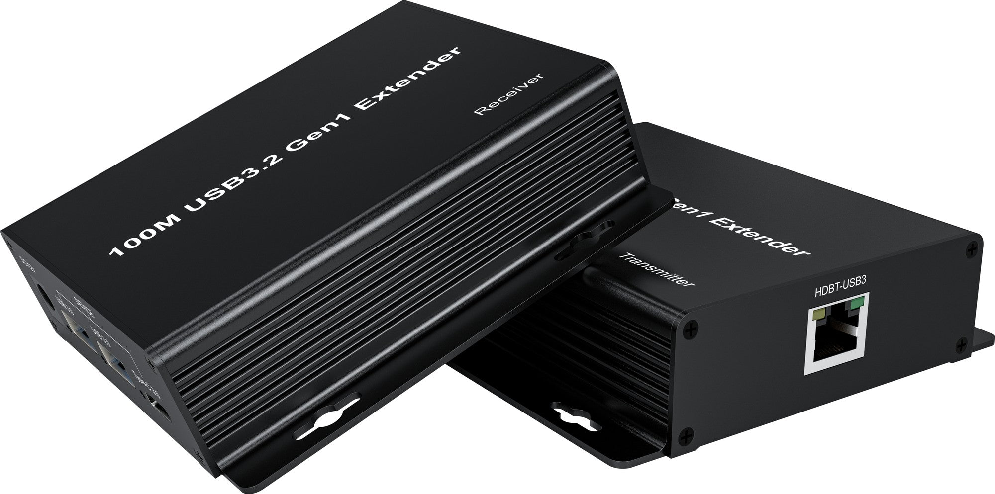 NÖRDIC USB 3.2 Forlænger 5Gbps 2xUSB-A + 2xUSB-C op til 100m