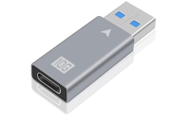 NÖRDIC USB3.2 Gen2 USB-C til USB-A adapter 10Gbps metal