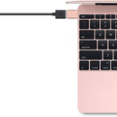 NÖRDIC USB A 3.0 OTG Kvinde til USB C Male Adapter Aluminium Rose Gold OTG USB-C Adapter Synkronisering og opladning