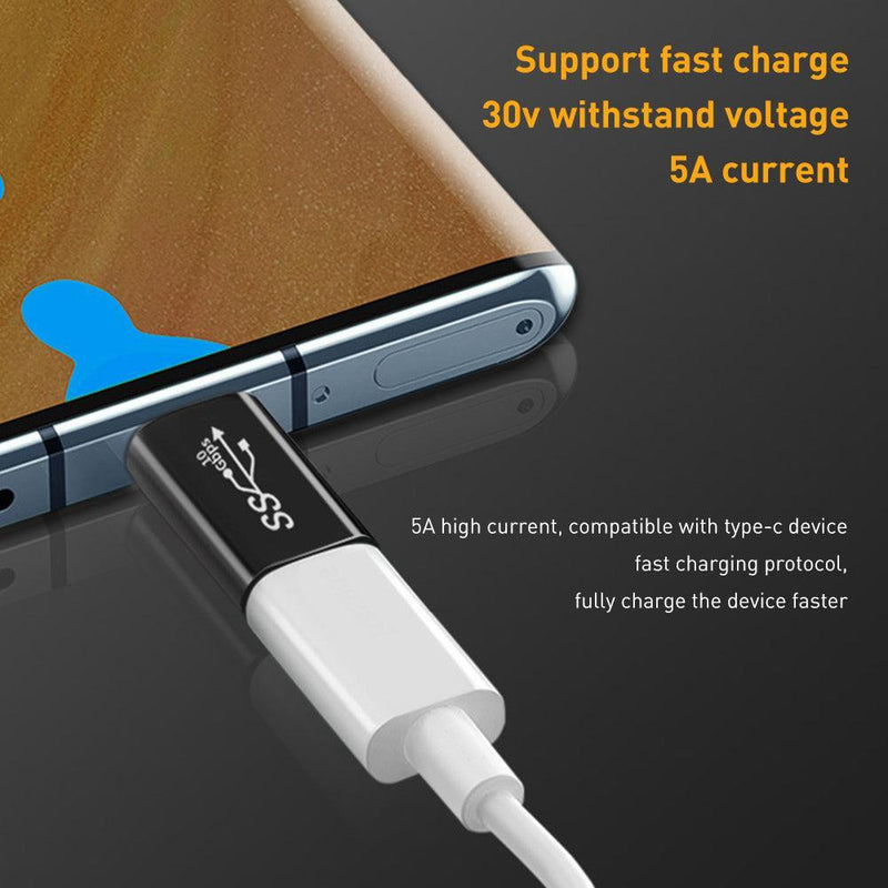 NÖRDIC USB C 3.1 adapter mand til kvinde