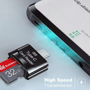 NÖRDIC USB-C 3.1 Kortlæser MicroSD UHS-I