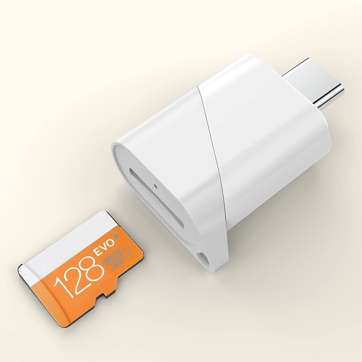 NÖRDIC USB-C kortlæser MicroSD UHS-I