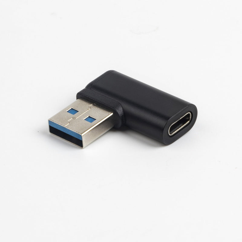 NÖRDIC USB-C hun til USB-A han vinklet adapter 90 grader