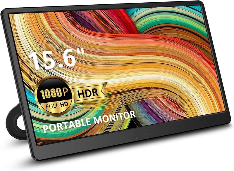 NÖRDIC USB-C & HDMI bærbar LCD-skærm 15,6" 1920x1080p 60Hz