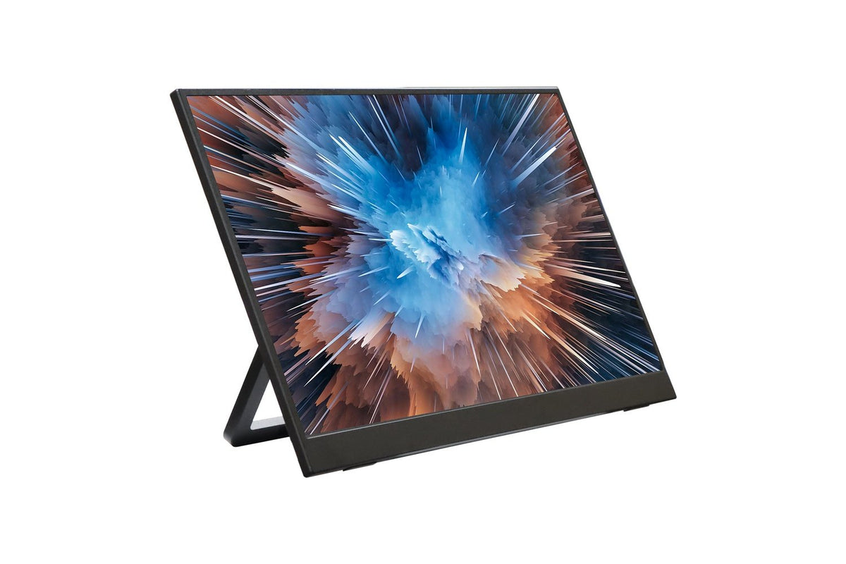 18,5" Bærbar USB-skærm 1920×1080p 120Hz, USB-C/HDMI, IPS, HDR, Blålysfilter, 100% sRGB, med Indbygget Støtteben, til Laptop/PC/Mac/PS3/PS4/PS5/Xbox