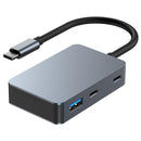 NÖRDIC 5 ports USB-C hub 3xUSB-A 3.1 5Gbps 1xUSB-C 480Mbps 1xUSB-C PD 90W