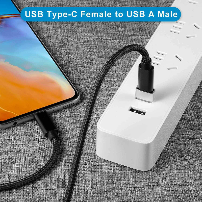 NÖRDIC USB C til OTG USB A Adapter Metal Silver