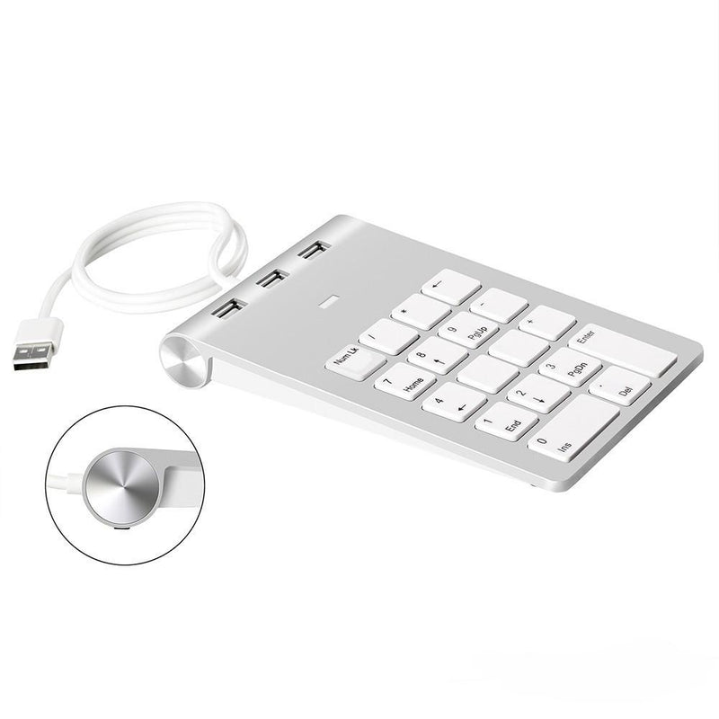 NÖRDIC USB tastatur og 3xUSB Hub 18 nøgler