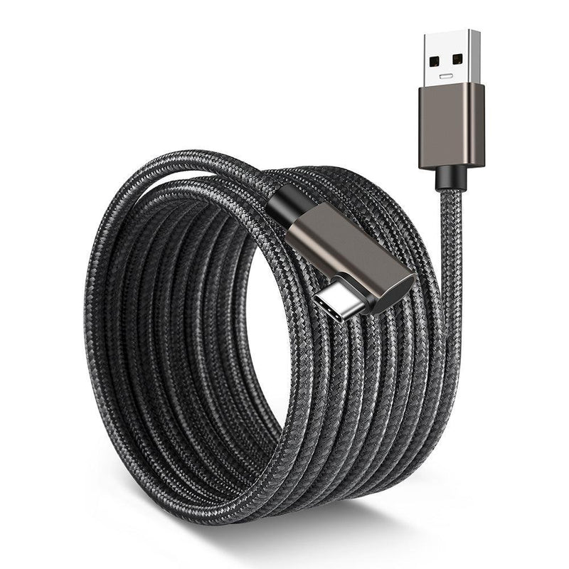 NÖRDIC VR Link-kabel 3m USB3.2 Gen USB-C til A 5Gbps 3A hurtigopladning Oculus Quest 2 Super Speed USB