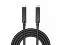 NÖRDIC aktivt AOC Fiber USB-C-kabel 15m 10Gbps 4K + PD 60W, DP 4-bane 2-bane