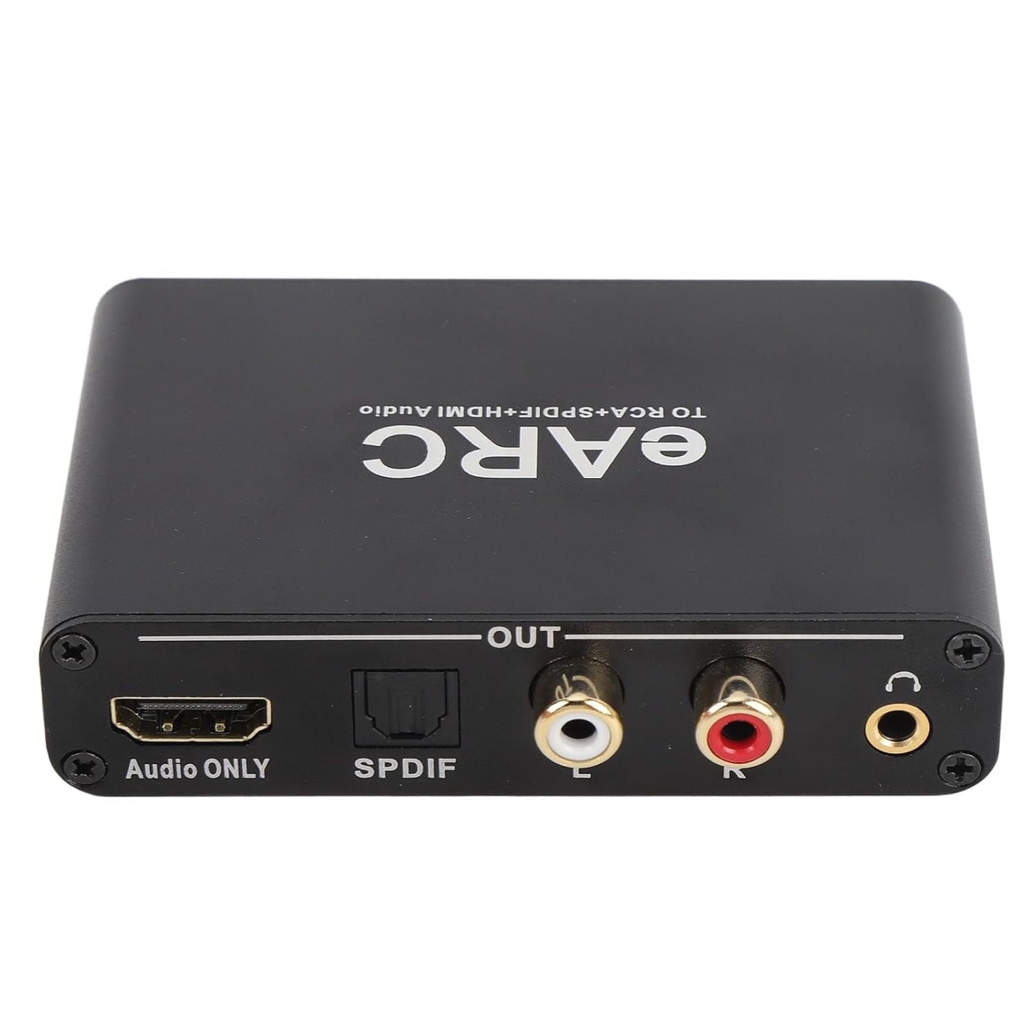 NÖRDIC eARC/ARC HDMI Lyd-Extractor, 24 bit 192 kHz volumenkontrol, HDMI, RCA, optisk og 3,5 mm lydudgang, til HDTV, højttalere og forstærkere