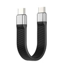 NÖRDIC kort USB4 kabel 14cm 40Gbps data 8K video PD 100W kompatibel med Thunderbolt 3