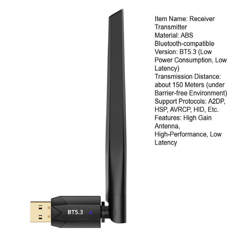 NÖRDIC langdistance Bluetooth 5.3 USB-adapter 150m