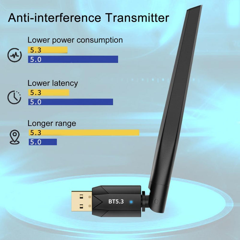 NÖRDIC langdistance Bluetooth 5.3 USB-adapter 150m